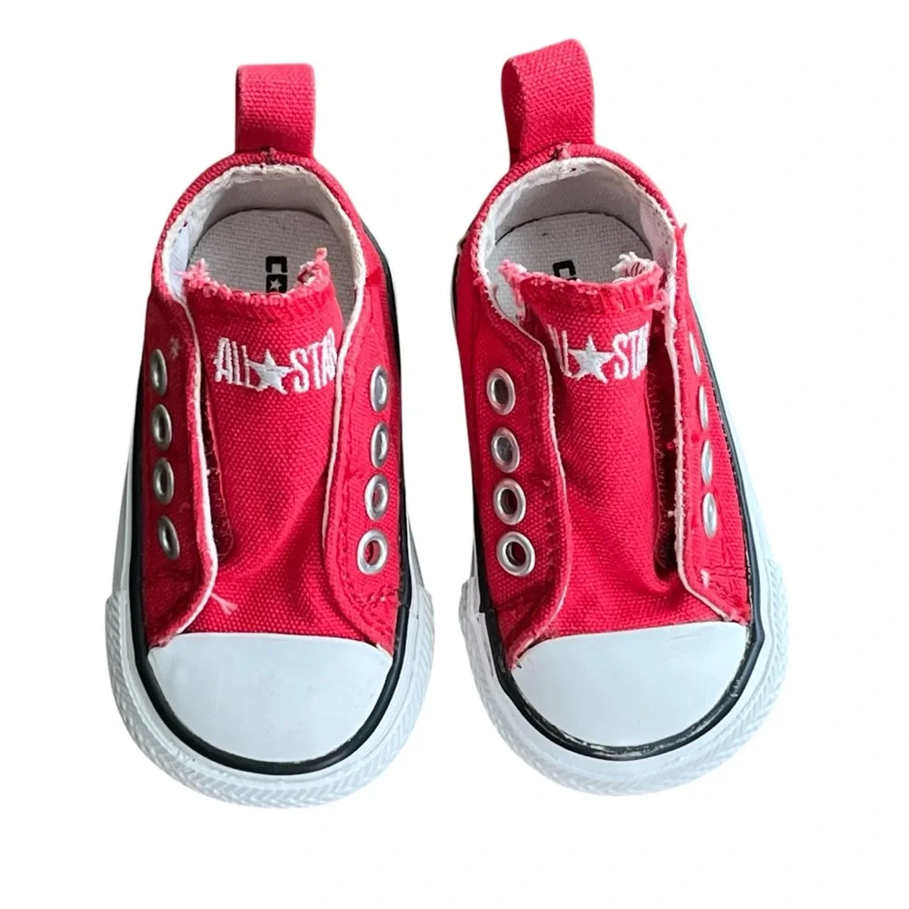 Converse‎ Kids Red Canvas Shoes infant 2.5
